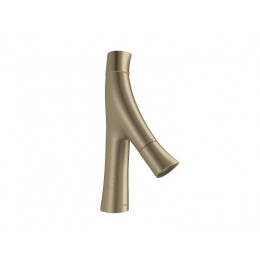 Смеситель для раковины, Hansgrohe, Axor Starck Organic, цвет-шлифованный никель