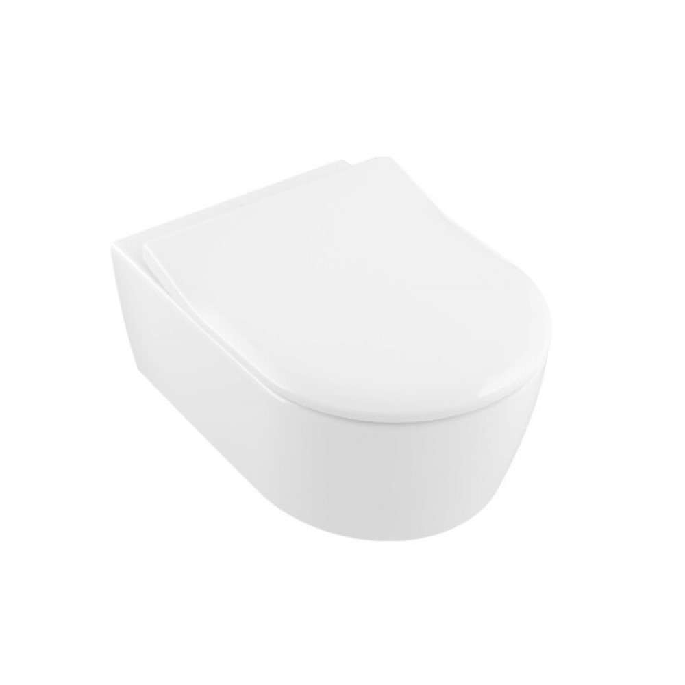 Сиденье для унитаза, Villeroy&Boch, Avento, цвет-альпийский белый