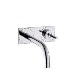 Смеситель для раковины, Hansgrohe, Axor Uno², цвет-шлифованное золото