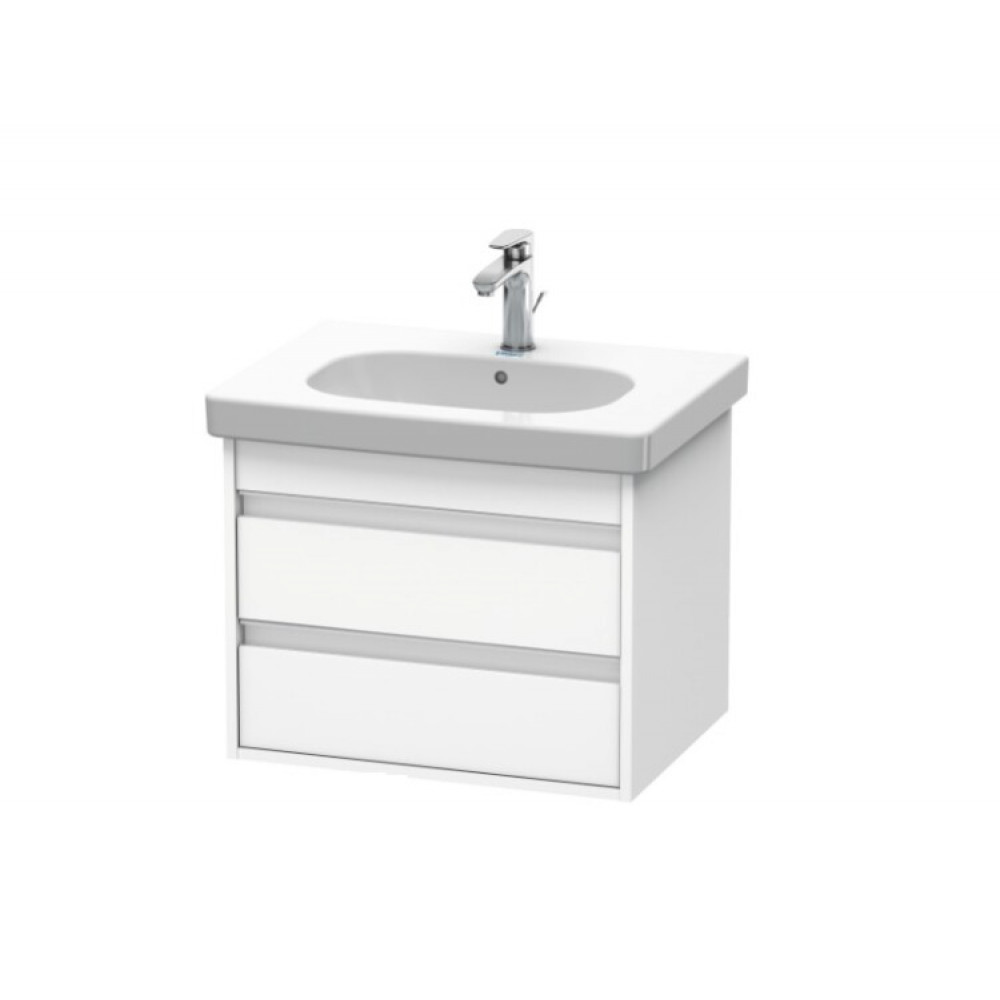 Тумба под раковину, Duravit, Ketho, шгв 600*455*480, раковина-необходимо заказать, цвет-белый матовый