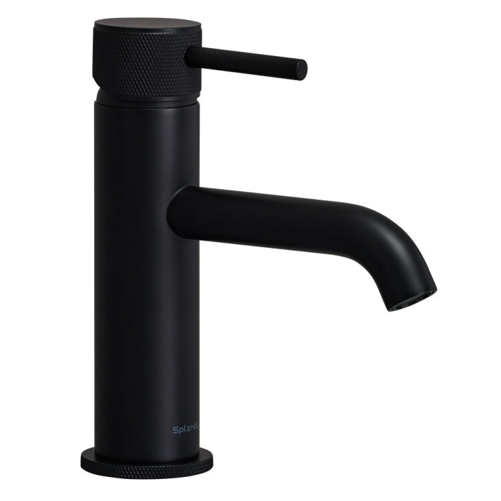 Смеситель для раковины, Splendy, Passion, цвет-черный матовый