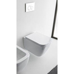 Унитаз, Scarabeo, Teorema 2.0, подвесной, шгв 360*520*350, цвет-белый