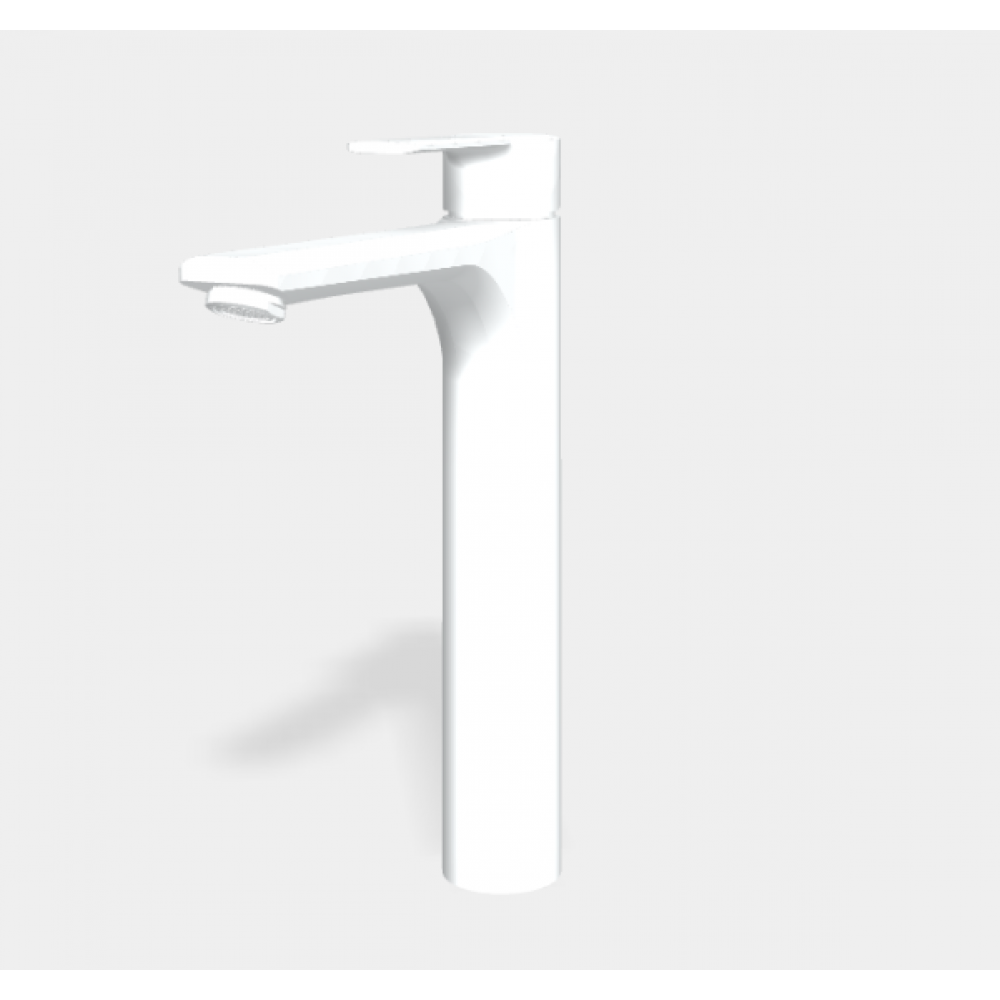 Смеситель для раковины, Fima Carlo Frattini, Mast, цвет-белый матовый