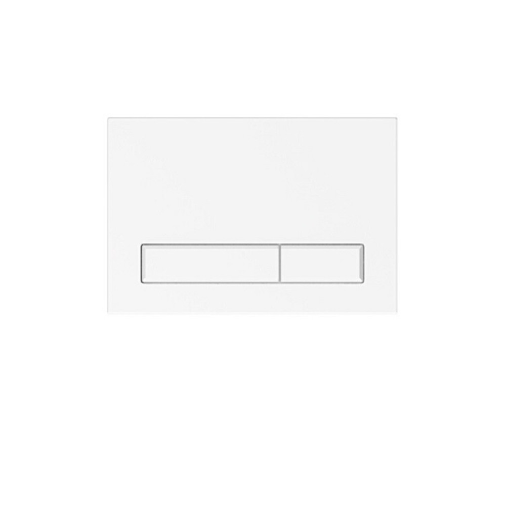 Клавиша смыва, Elsen, E16, для унитаза, шгв 220*13*150, без выступа кнопки, цвет-белый