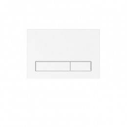 Клавиша смыва, Elsen, E16, для унитаза, шгв 220*13*150, без выступа кнопки, цвет-белый