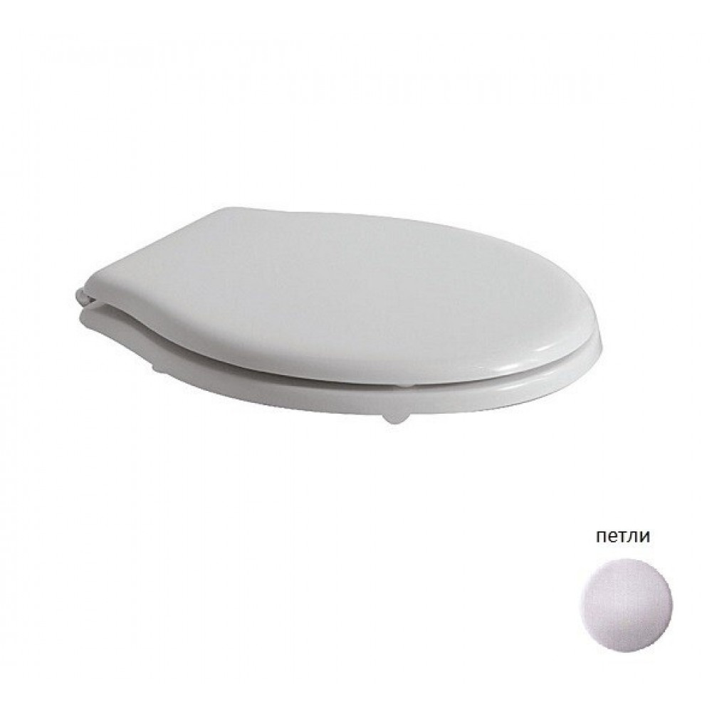 Сиденье для унитаза, Globo, Paestum, шг 368*415, цвет-белый