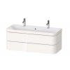 Тумба под раковину, Duravit, Happy D.2 Plus, шгв 1175*490*480, раковина-в комплекте, цвет-белый