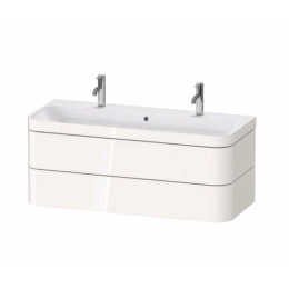Тумба под раковину, Duravit, Happy D.2 Plus, шгв 1175*490*480, раковина-в комплекте, цвет-белый