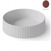 Раковина, DEA Design, Countertop basin, шгв 400*400*120, отверстия для смесителя-отсутствуют, цвет-Red Wine