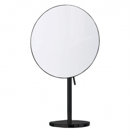 Косметическое зеркало, Bertocci, Vanity, без подсветки, цвет-черный матовый (Matt Black, Nero Opaco)