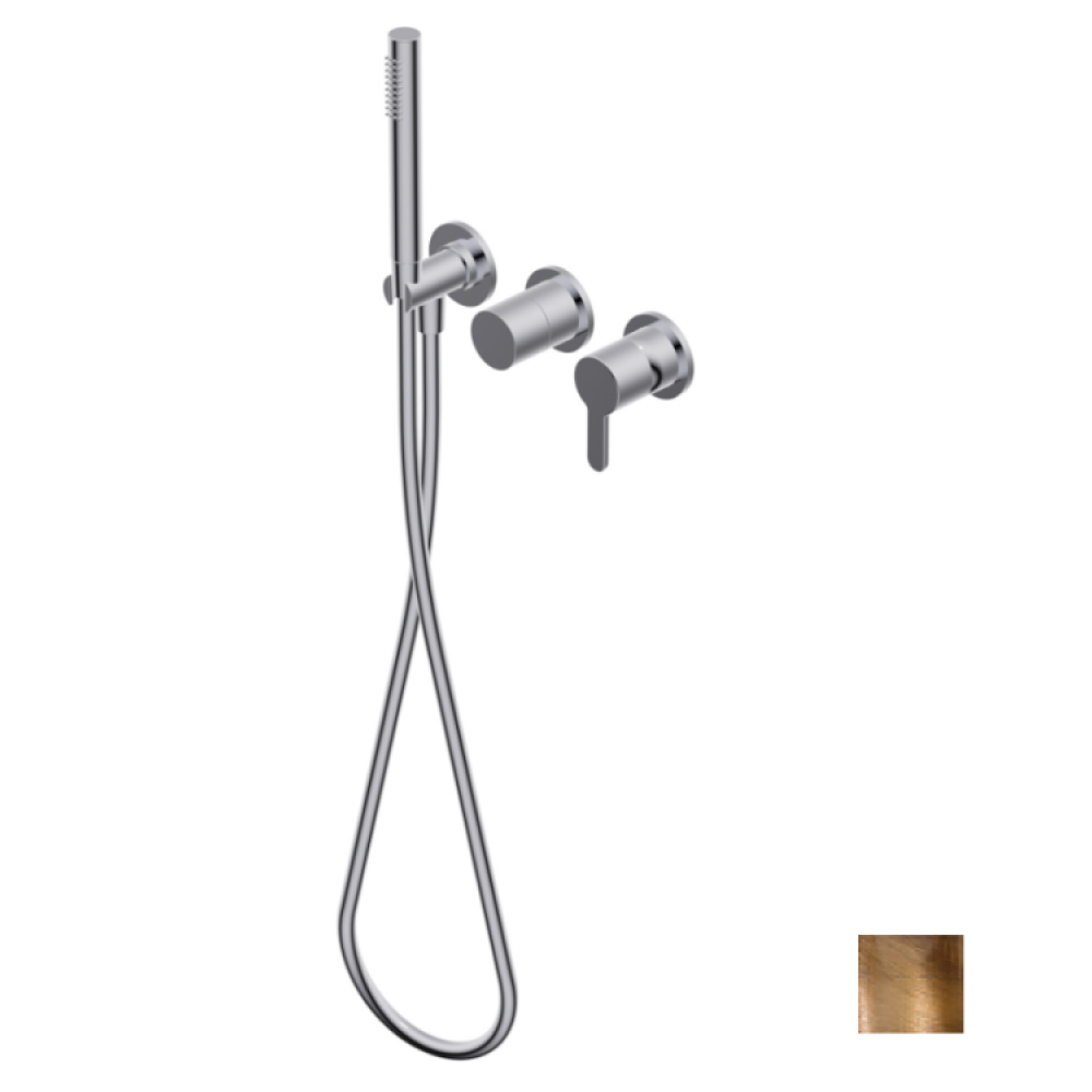 Смеситель для душа, Ritmonio, Diametro35 Elegance, цвет-Brushed Bronze