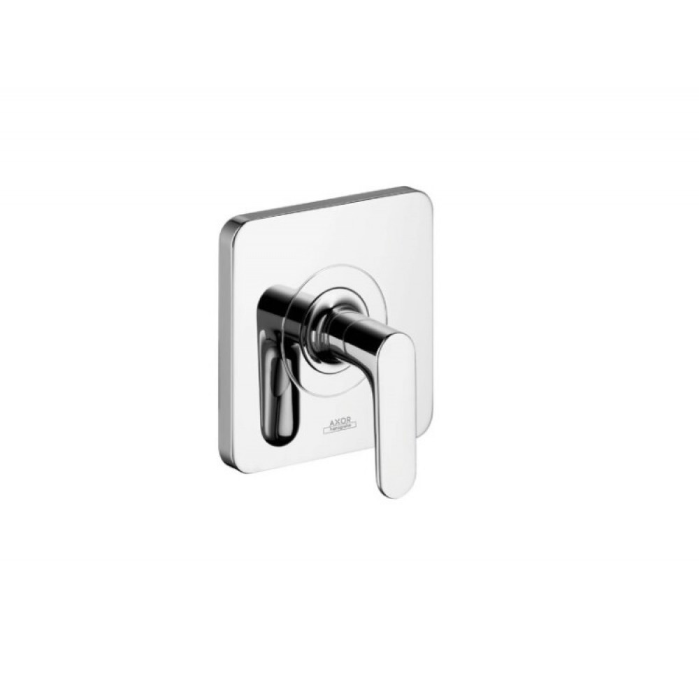 Вентиль, Hansgrohe, Axor Citterio M, 1/2" / 3/4", цвет-шлифованный черный хром