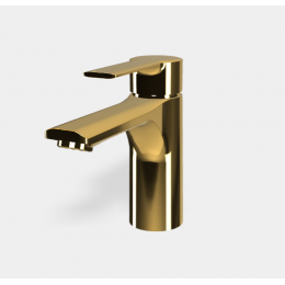 Смеситель для раковины, Fima Carlo Frattini, Mast, цвет-золото