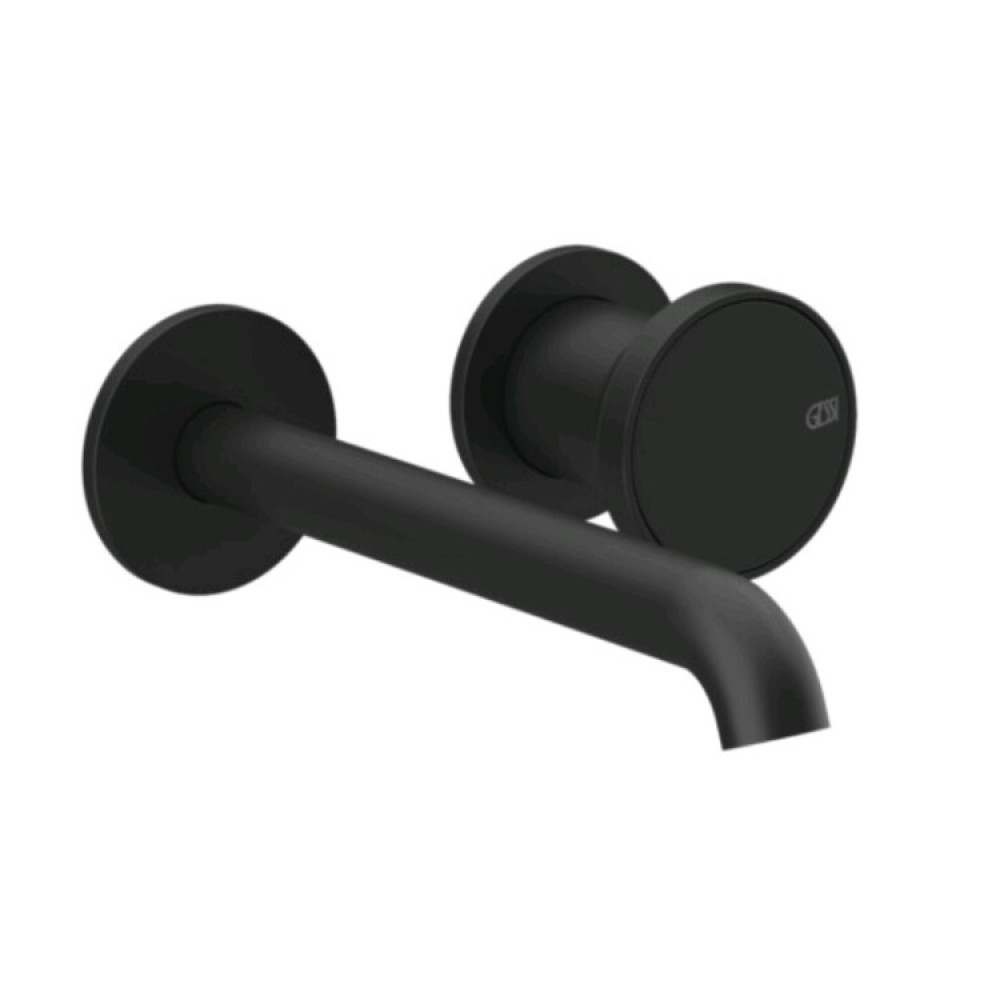 Смеситель для раковины, Gessi, Origini, цвет-черный матовый