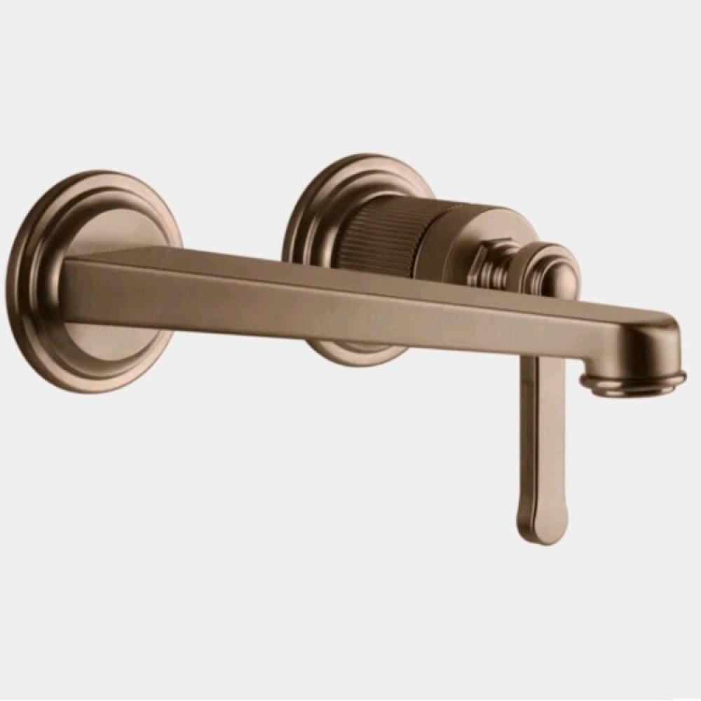 Смеситель для раковины, Gessi, VENTI20, цвет-Copper Brushed PVD