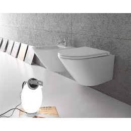 Унитаз, Globo, FORTY3, подвесной, шгв 360*520*330, CERASLIDE, BATAFORM, цвет-белый