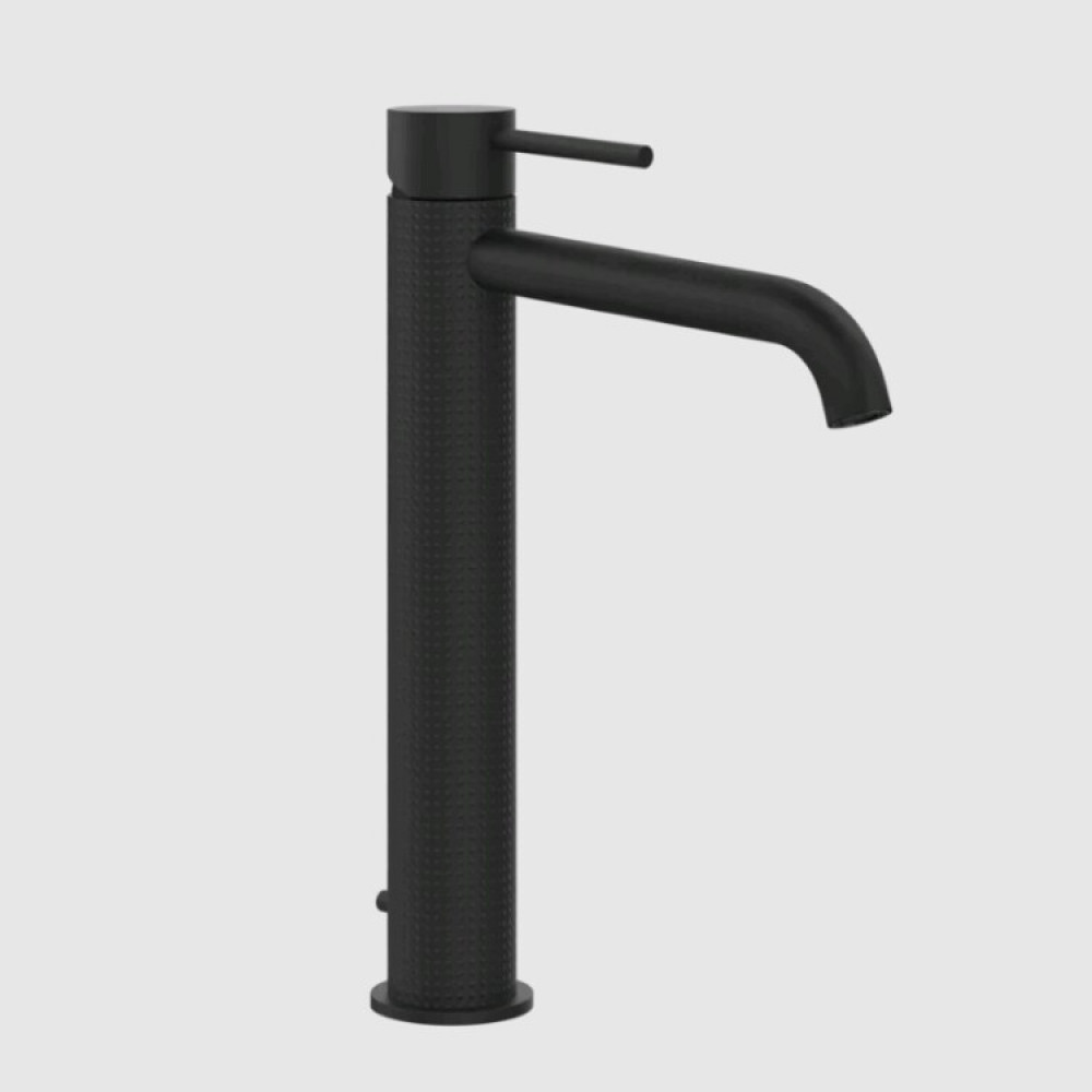 Смеситель для раковины, Gessi, 316 Cesello, цвет-черный матовый