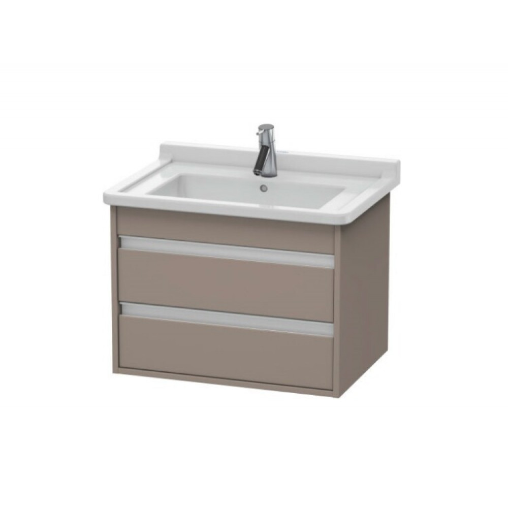 Тумба под раковину, Duravit, Ketho, шгв 650*465*480, раковина-необходимо заказать, цвет-базальт матовый