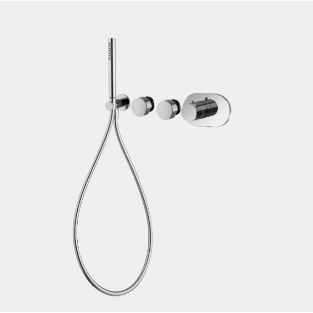 Смеситель для душа, Fima Carlo Frattini, Fimatherm, цвет-хром