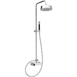 Душевая стойка, Cisal, Chérie, цвет-Gold/Night Black