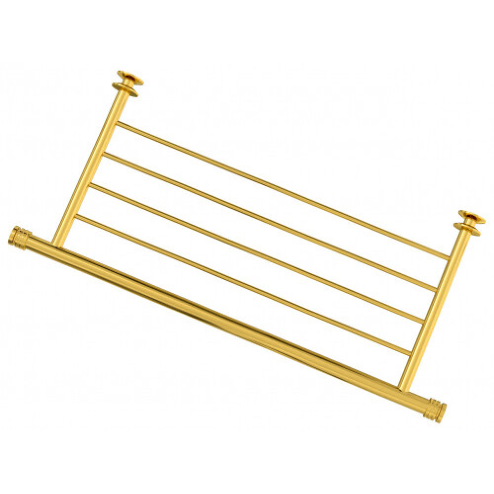 Полка, Сунержа, прямая 4П, ш 470, материал-нержавеющая сталь, цвет-золото