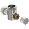 Вентиль, Сунержа, НР G 1" / НГ G 3/4", угловой, под шестигранник, цвет-сталь (без покрытия)