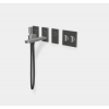 Смеситель для ванны и душа, Fima Carlo Frattini, Switch, на 3 потребителя, цвет-хром