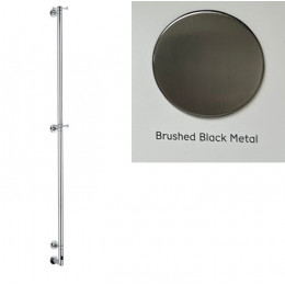 Полотенцесушитель, Margaroli, Arcobaleno, 616, шгв 55*125*1685.5, Box справа, цвет-Brushed black metal PVD