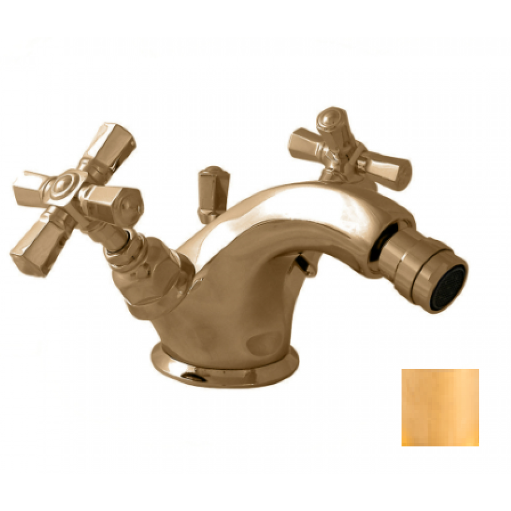 Смеситель для биде, Nicolazzi, Teide Four, цвет-Satin Gold