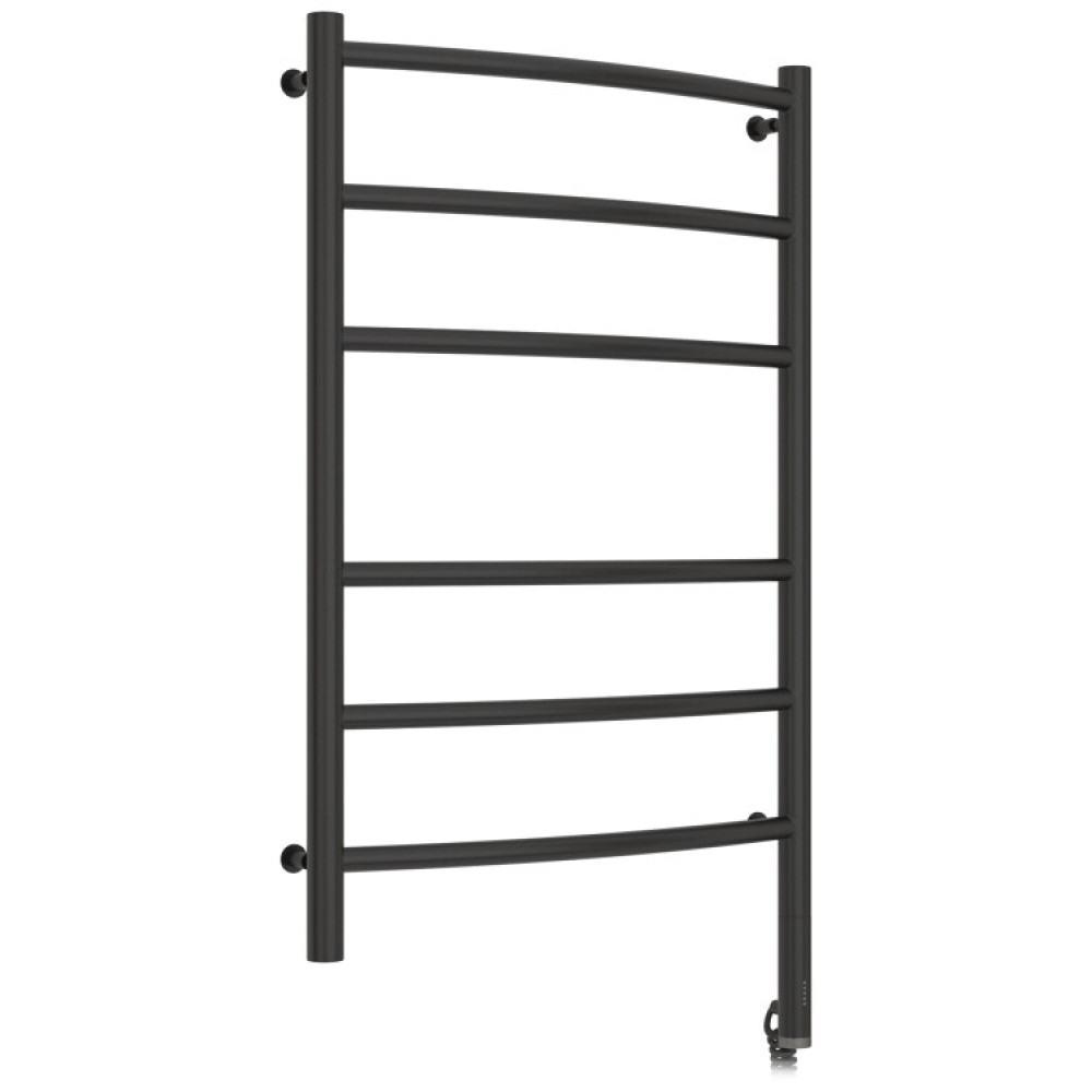 Полотенцесушитель, Сунержа, Галант, шгв 532*105-120*924, нижнее справа, МЭМ, цвет-черный матовый