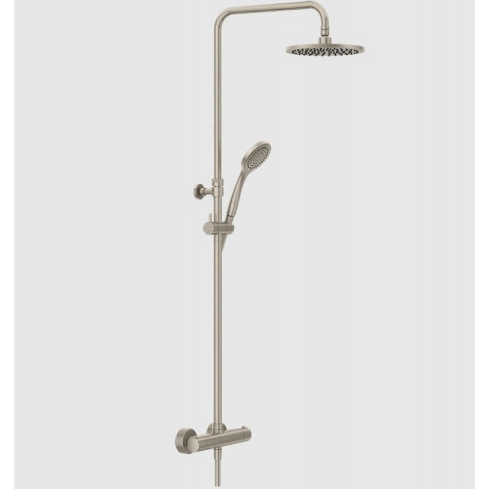 Душевая стойка, Gessi, Minimalistic shower, цвет-Finox Brushed Nickel