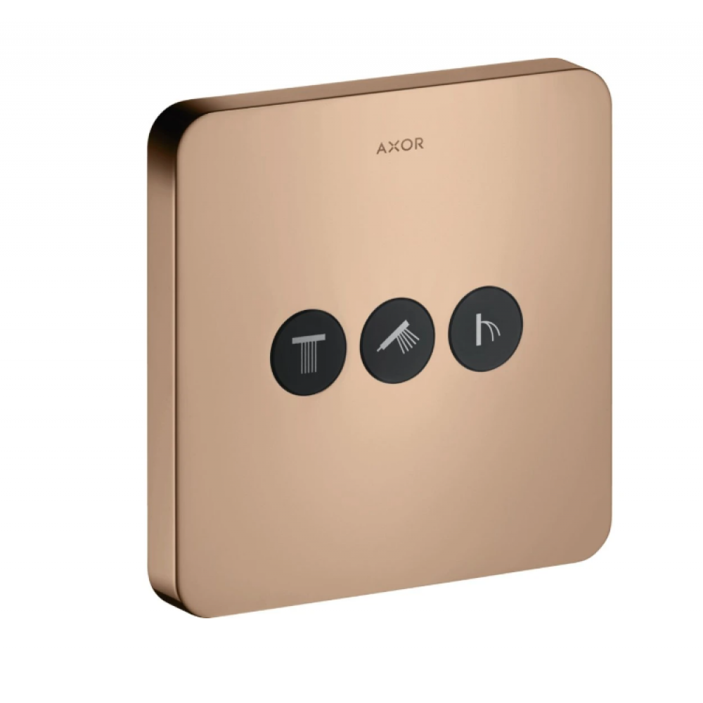 Вентиль, Axor, Axor ShowerSelect, запорный/переключающий, 3/4", цвет-полированное красное золото