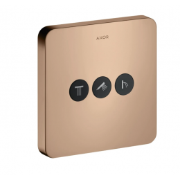 Вентиль, Axor, Axor ShowerSelect, запорный/переключающий, 3/4", цвет-полированное красное золото