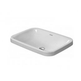 Раковина, Duravit, Durastyle, шгв 600*430*145, отверстия для смесителя-отсутствуют, цвет-белый