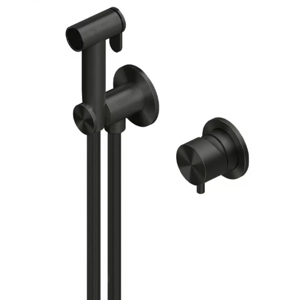 Гигиенический душ, Quadro design, Complements, цвет-золото черное (Black gold)