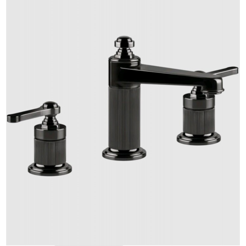 Смеситель для раковины, Gessi, VENTI20, цвет-Black Metal PVD