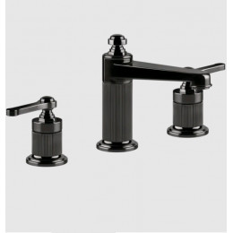 Смеситель для раковины, Gessi, VENTI20, цвет-Black Metal PVD