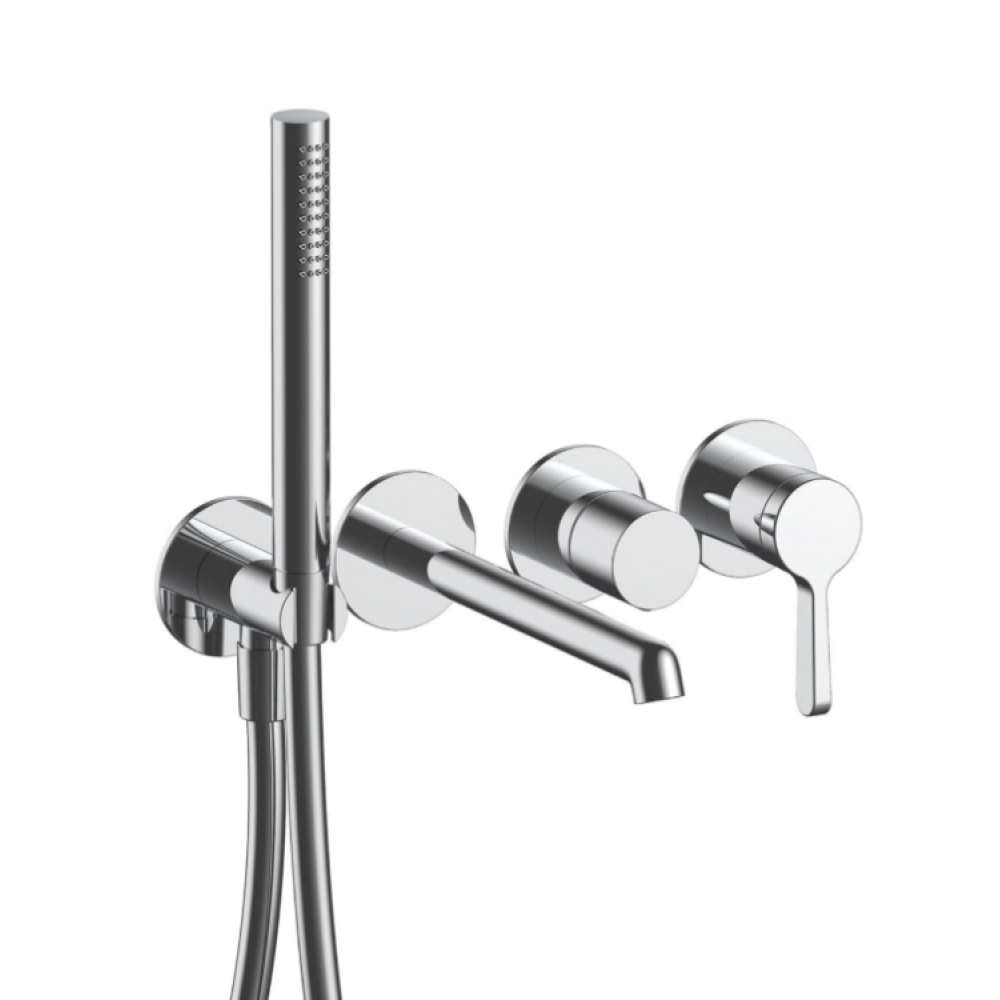 Смеситель для ванны и душа, Fantini, Torino, цвет-хром