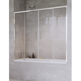 Шторка на ванну, Radaway, Idea PN DWD, шв 1700*1500, петли-универсальные (слева или справа), цвет фурнитуры-хром, цвет стекла-прозрачный, Easy Clean