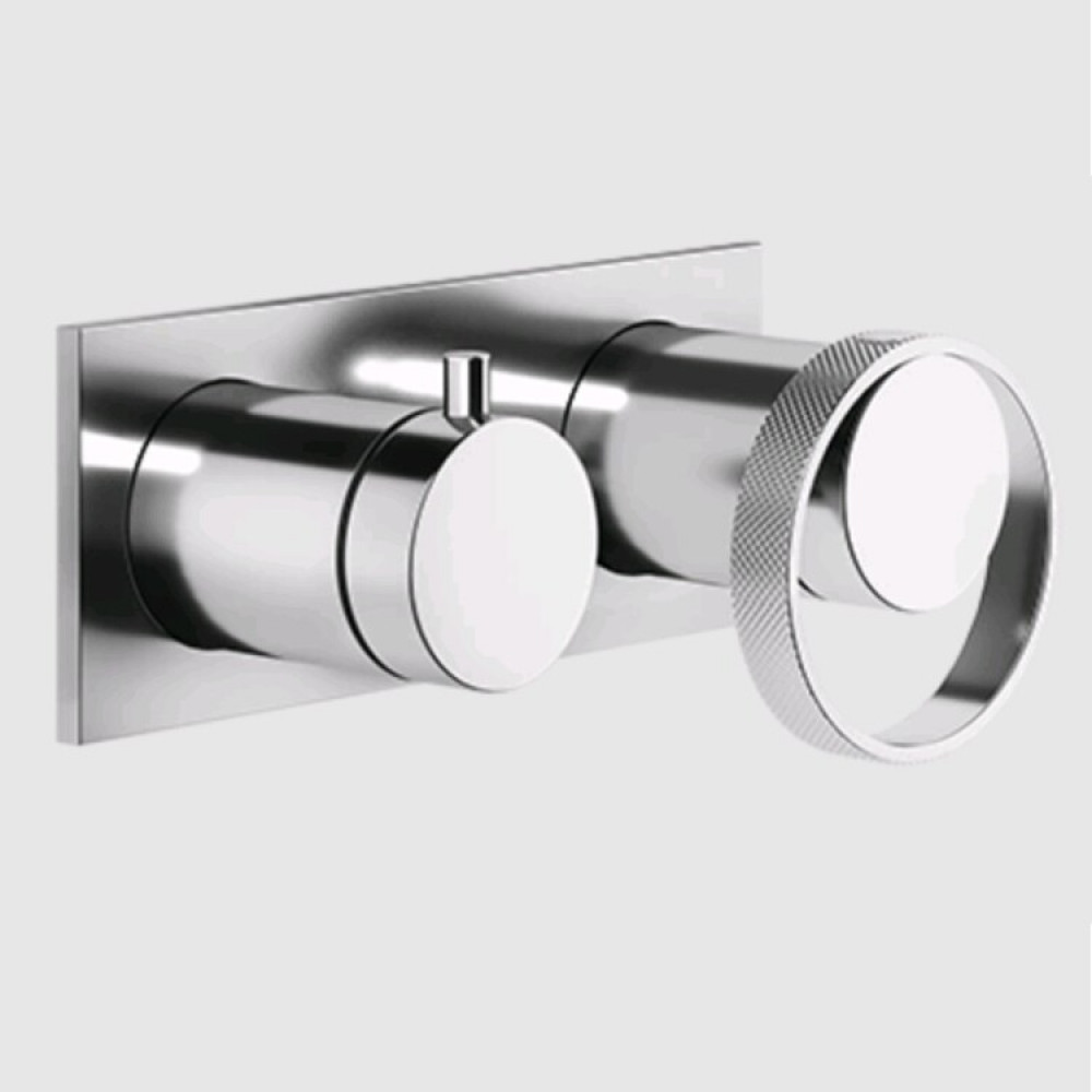 Смеситель для душа, Gessi, Anello, на 2 потребителя, цвет-хром