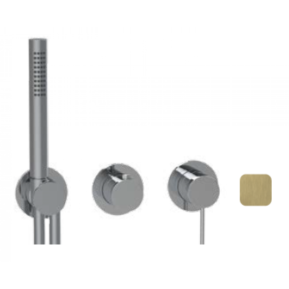 Смеситель для душа, Almar, Water Control Modular, на 2/3 потребителя, цвет-High Brass Brushed PVD (Товар заказной, возврату не подлежит)