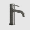 Смеситель для раковины, Gessi, Trame, цвет-сталь брашированная