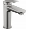 Смеситель для раковины, Duravit, Wave, цвет-сталь нержавеющая матовая