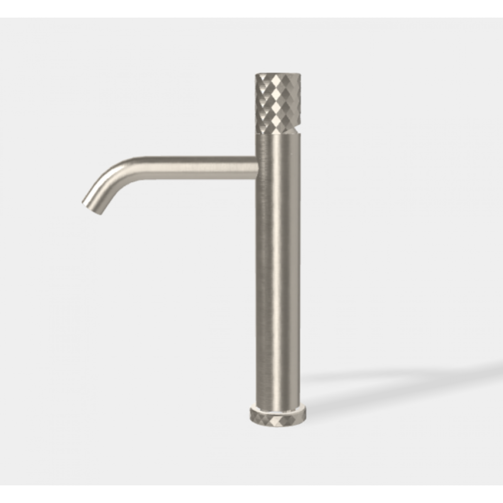 Смеситель для раковины, Fima Carlo Frattini, Spillo Tech, X COLLECTION, цвет-брашированный никель