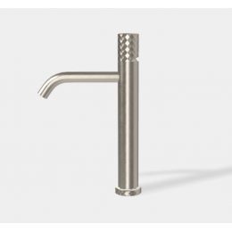 Смеситель для раковины, Fima Carlo Frattini, Spillo Tech, X COLLECTION, цвет-брашированный никель