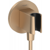 Шланговое подсоединение, Hansgrohe, Fixfit S, цвет-шлифованная бронза