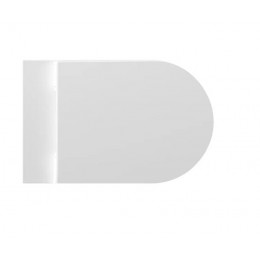 Сиденье для унитаза, Alice, Hide, шг 379*479, цвет-белый