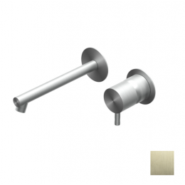 Смеситель для раковины, Ritmonio, Diametro35 Inox, цвет-Brushed Champagne Stainless Steel PVD