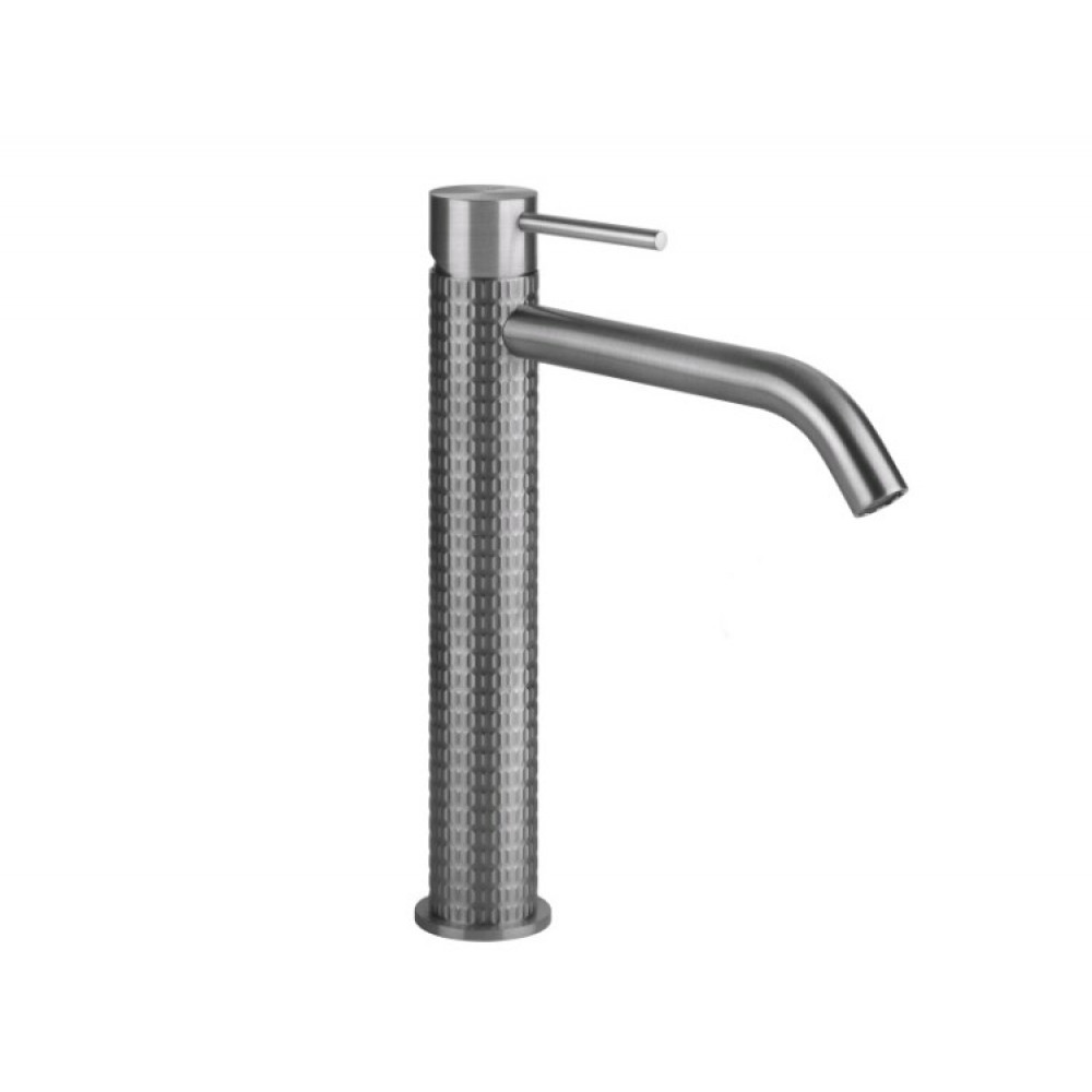 Смеситель для раковины, Gessi, Meccanica, цвет-Black Metal Brushed PVD