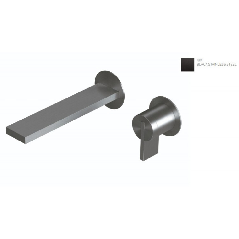 Смеситель для раковины, Ritmonio, DOT316, цвет-черная нержавеющая сталь (Black Stainless Steel)